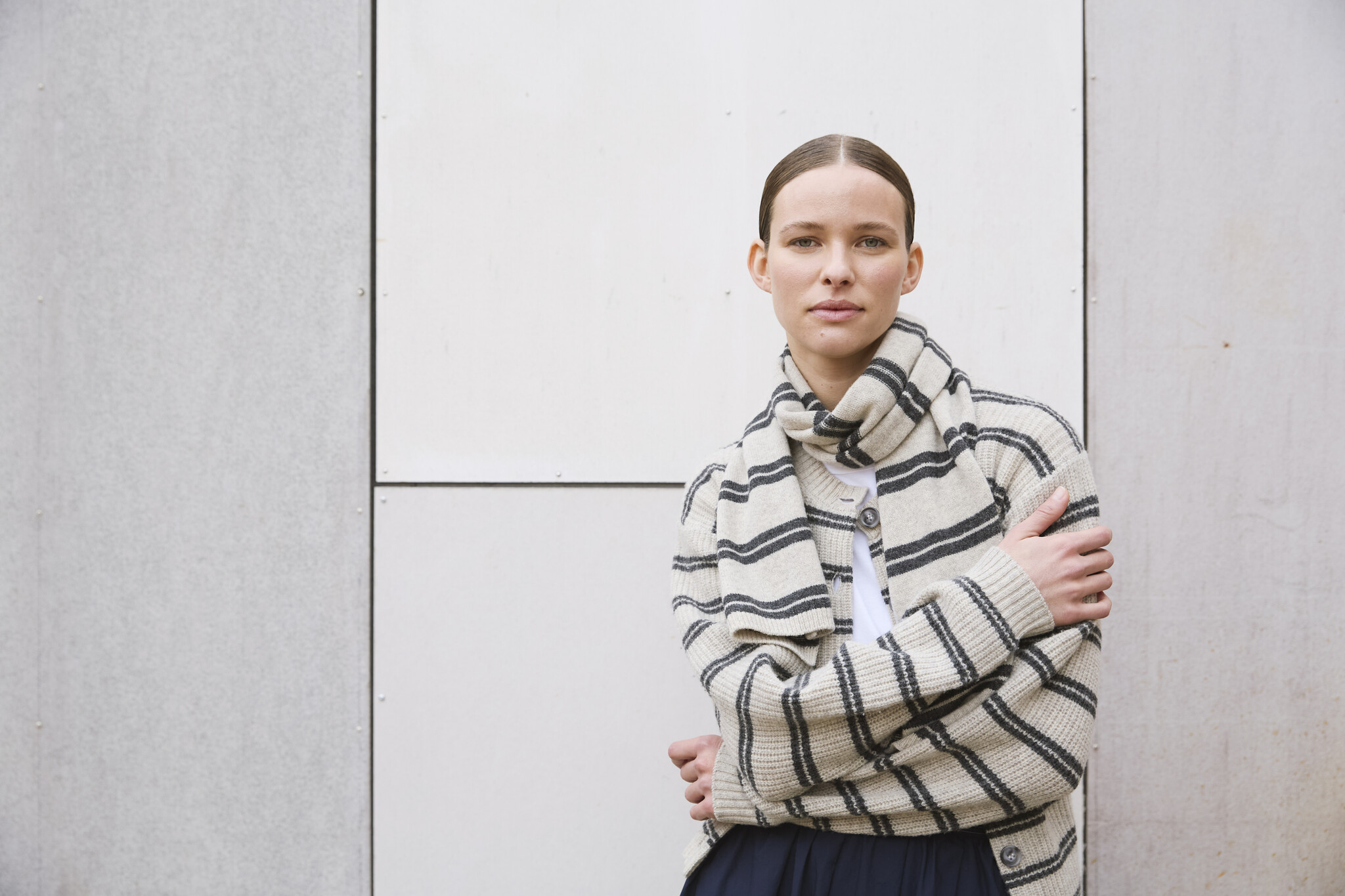 Esmé Studios vest 'Fira' - merinowol