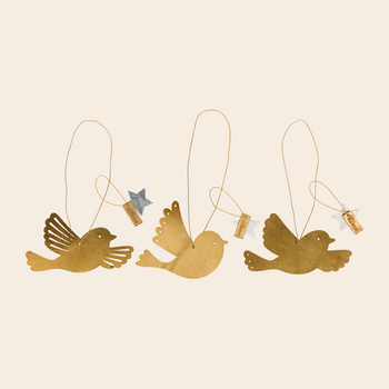 IBLaursen vogeltje 'Gloria' - brass