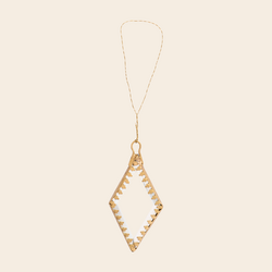 IBLaursen ornament "Mirror" - brass / spiegel