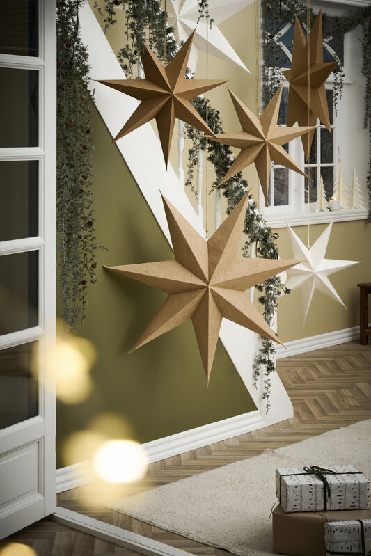 IBLaursen kerstster 'Stella' - jute