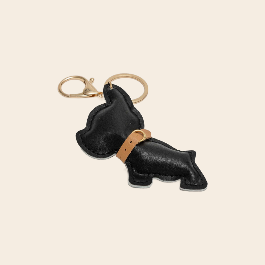 Bow19 charm tas 'Bulldog' - zwart