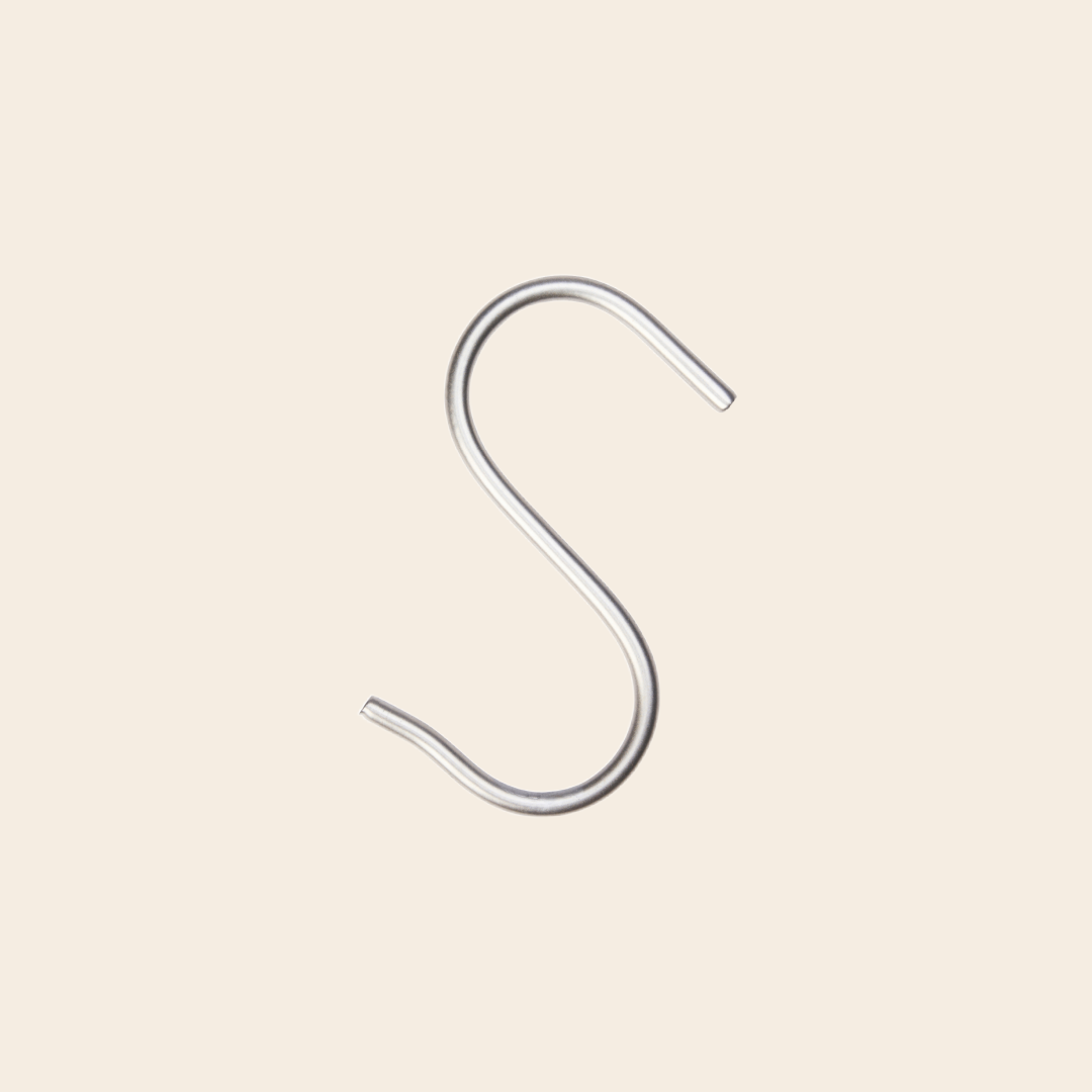 Madam Stoltz S-haak - rvs