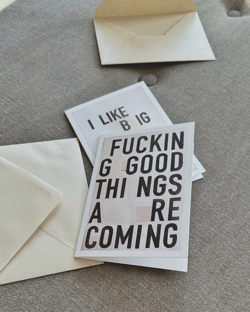 My Deer Art Shop card A6 'Art Quote' envelop