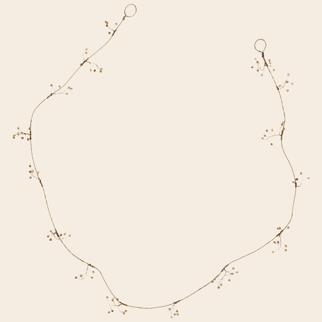 Madam Stoltz slinger 'Beads' - brass