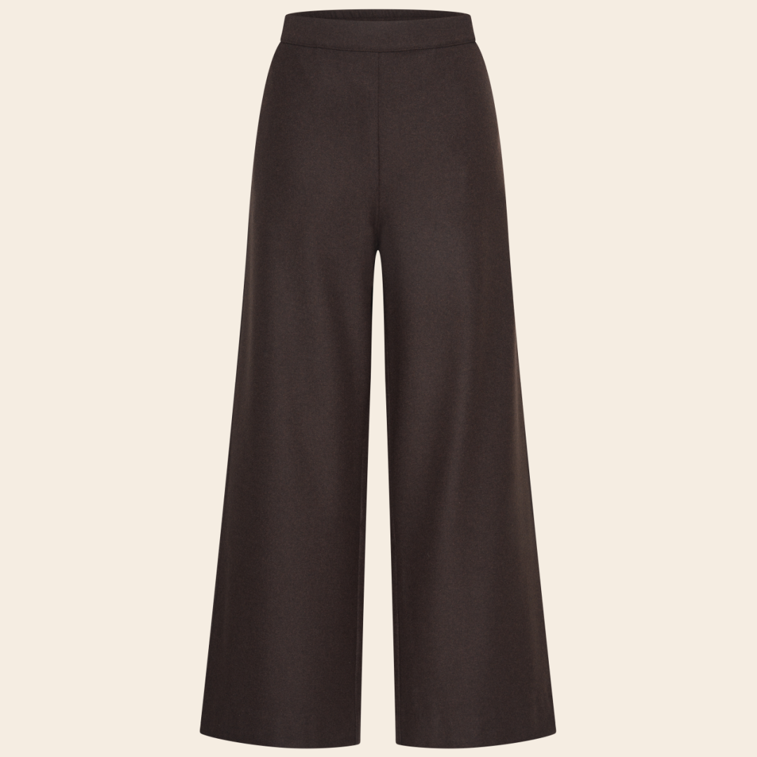 SacreCoeur pantalon 'Lola' wolmix - marron