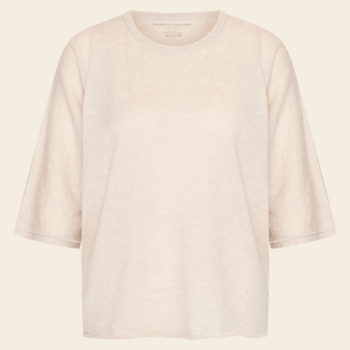 Majestic Filatures shirt 'Coudes' cashmere - nougat
