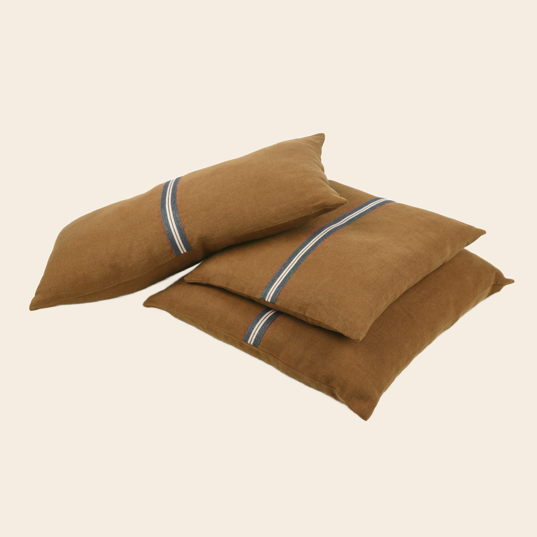 Libeco kussenhoes 'Miles' oak - linnen