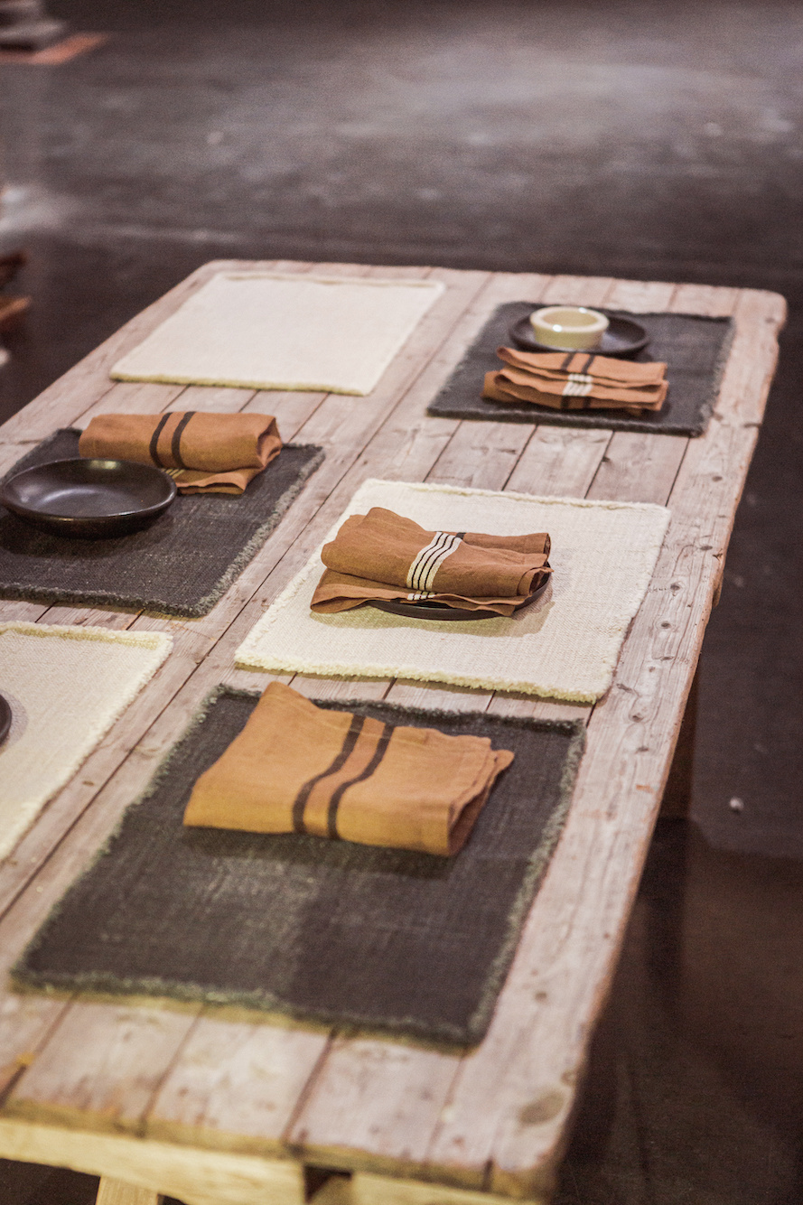 Libeco placemat 'Jasper' - linnen / wol