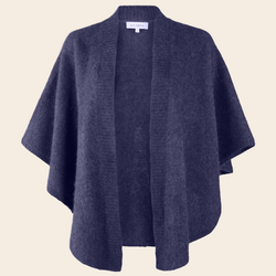 Six Ames omslagdoek 'Sanne' raccoon - deep blue