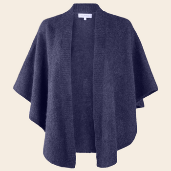 Six Ames omslagdoek 'Sanne' raccoon - deep blue