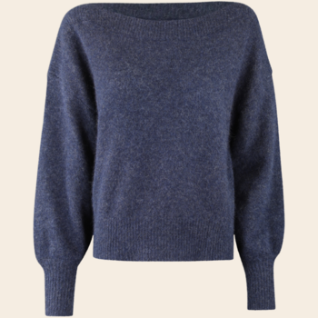 Six Ames sweater 'Malou' Waschbärwolle - deep blue