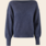 Six Ames sweater 'Malou' Waschbärwolle - deep blue