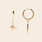 earring 'Star Burst' - gold