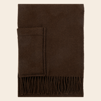 Lapuan Kankurit pocketsjaal 'Uni' wol - chocolate