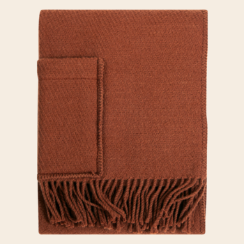 Lapuan Kankurit pocket shawl 'Uni' wool - cinnamon