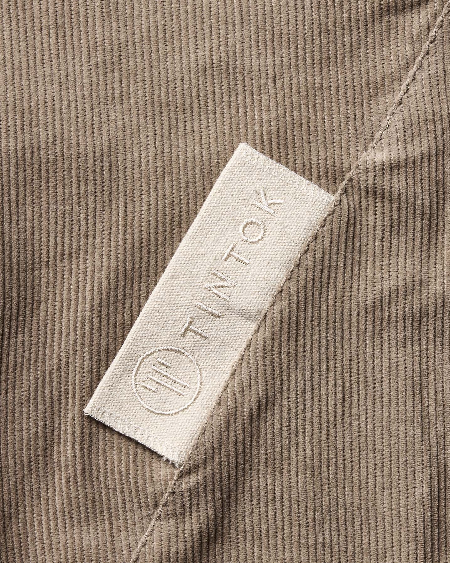 TinTok triangle bag 'Arti' corduroy - mocha