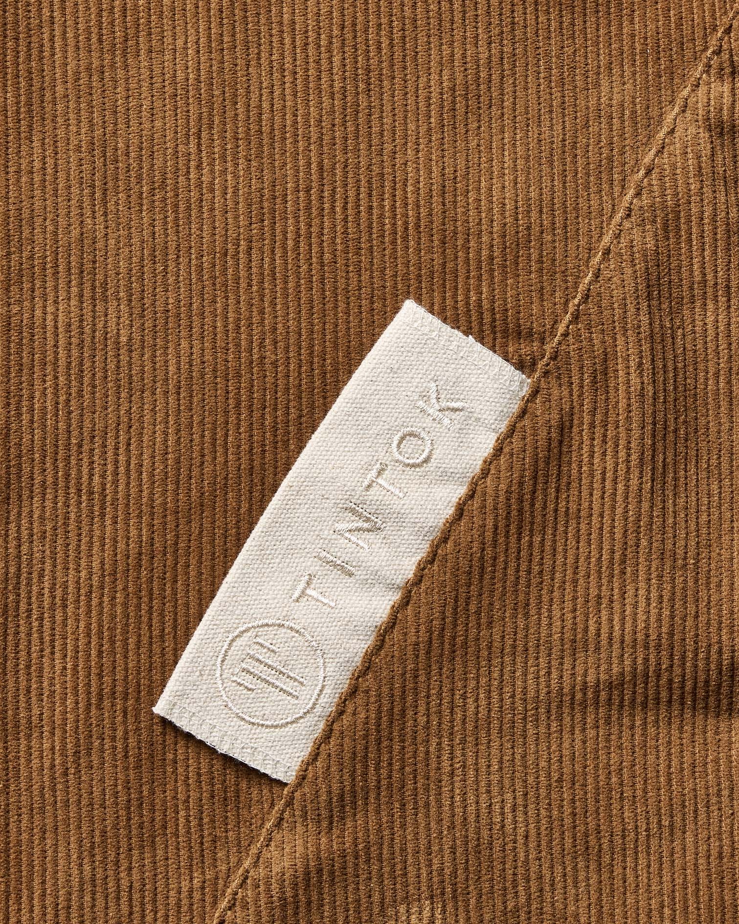 TinTok triangle tas 'Arti' corduroy - caramel café