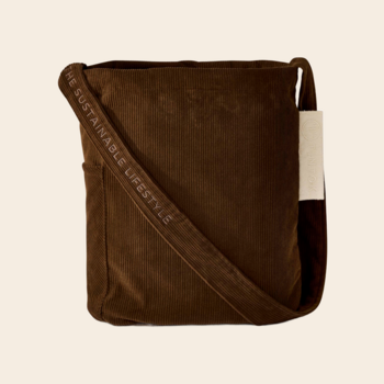 TinTok totebag 'Mati' corduroy - brown