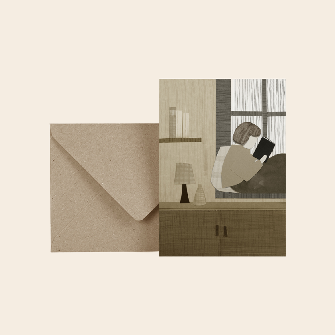 Esther Schuivens Illustraties kaart met envelop