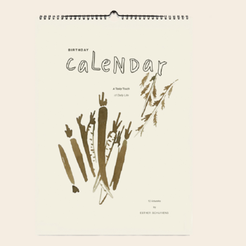 Esther Schuivens Illustraties birthday calendar  'A Tasty touch of Daily Life'