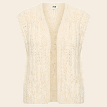 Inti Knitwear gilet 'Rose' alpaca - clay