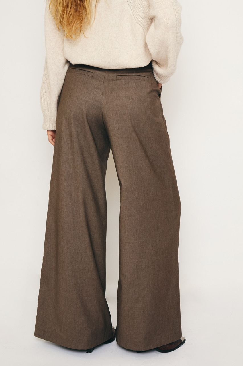 RE/BORN pantalon 'Charlie' viscose - taupe