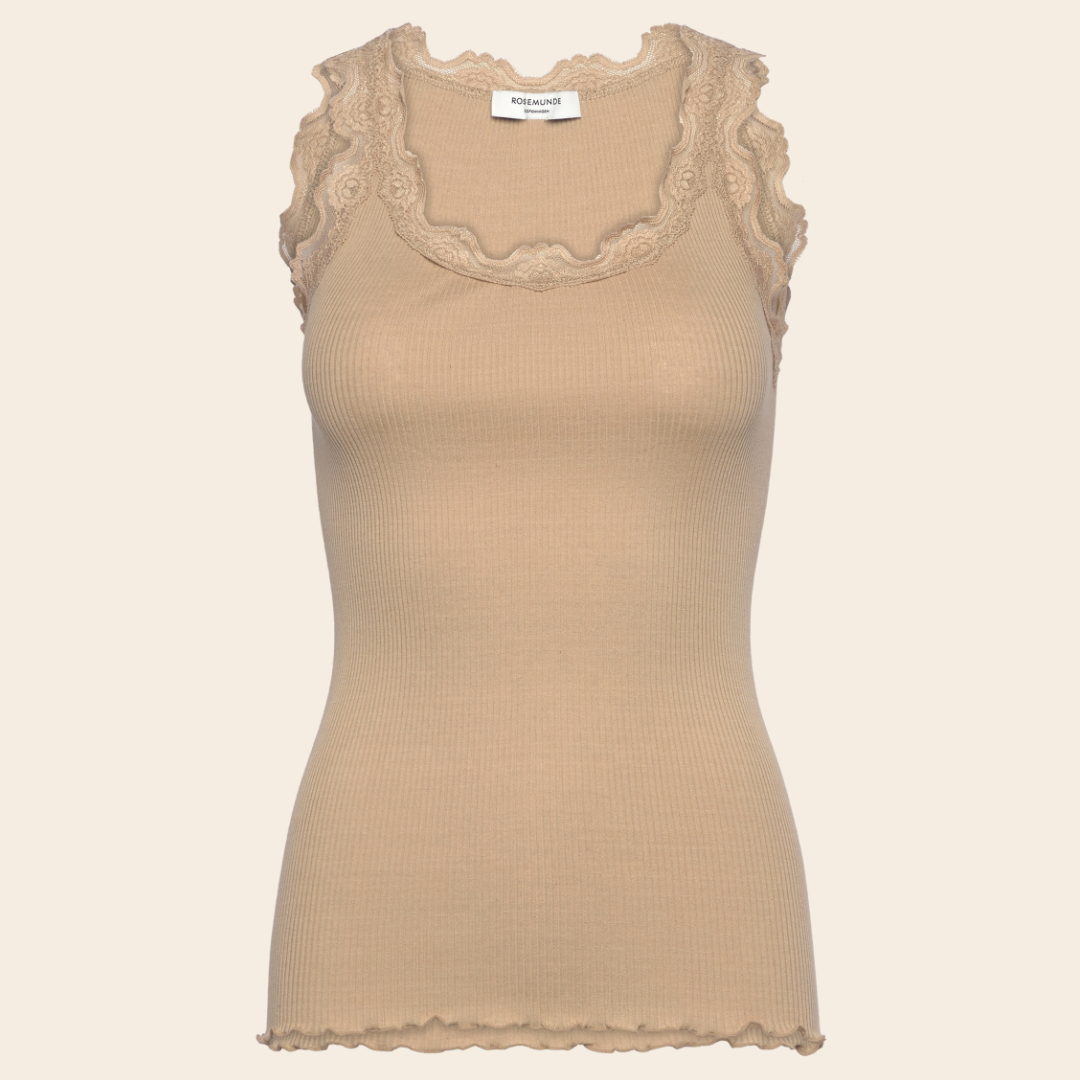 Rosemunde Iconic top - zijde / katoen