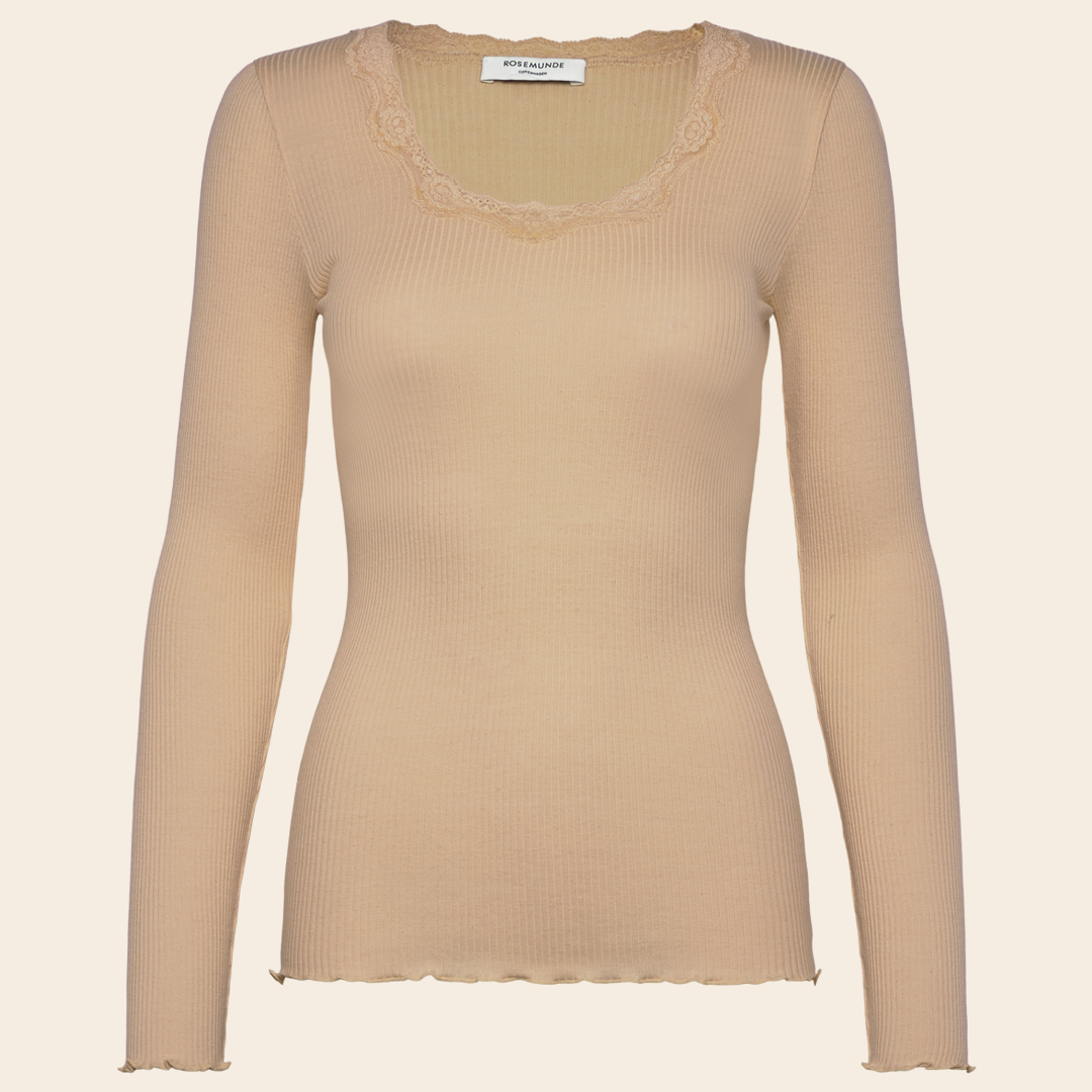 Rosemunde shirt 'Lace' zijde / katoen