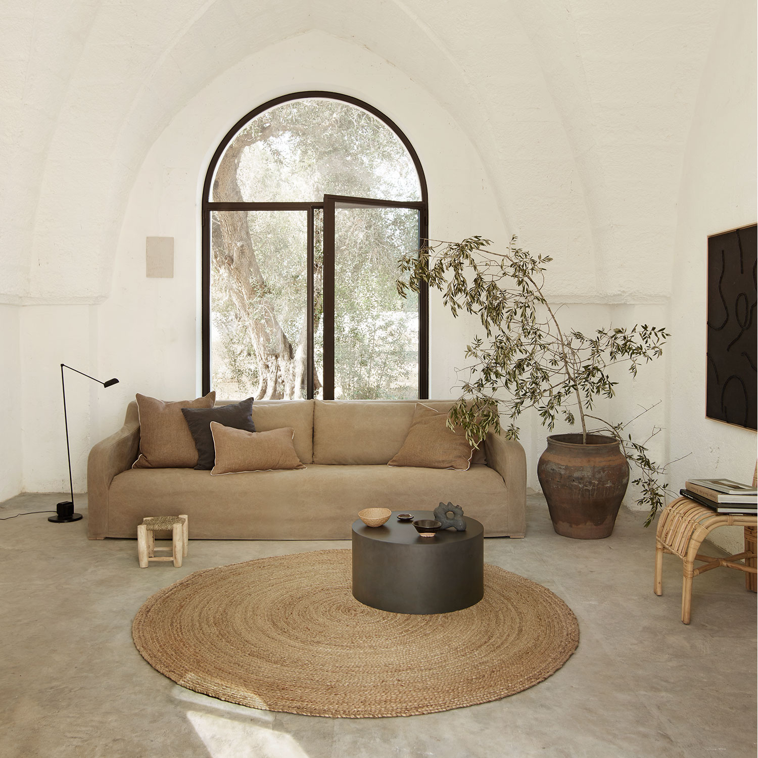 TineK Home round jute rug - various sizes