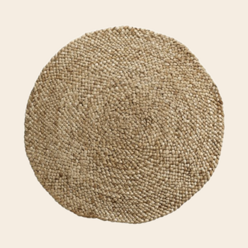 TineK Home runder Jute-Teppich