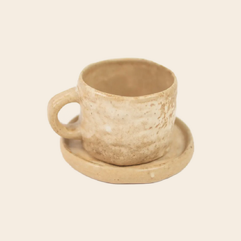 Olsson & Jensen cup & saucer 'Brandie' - beige