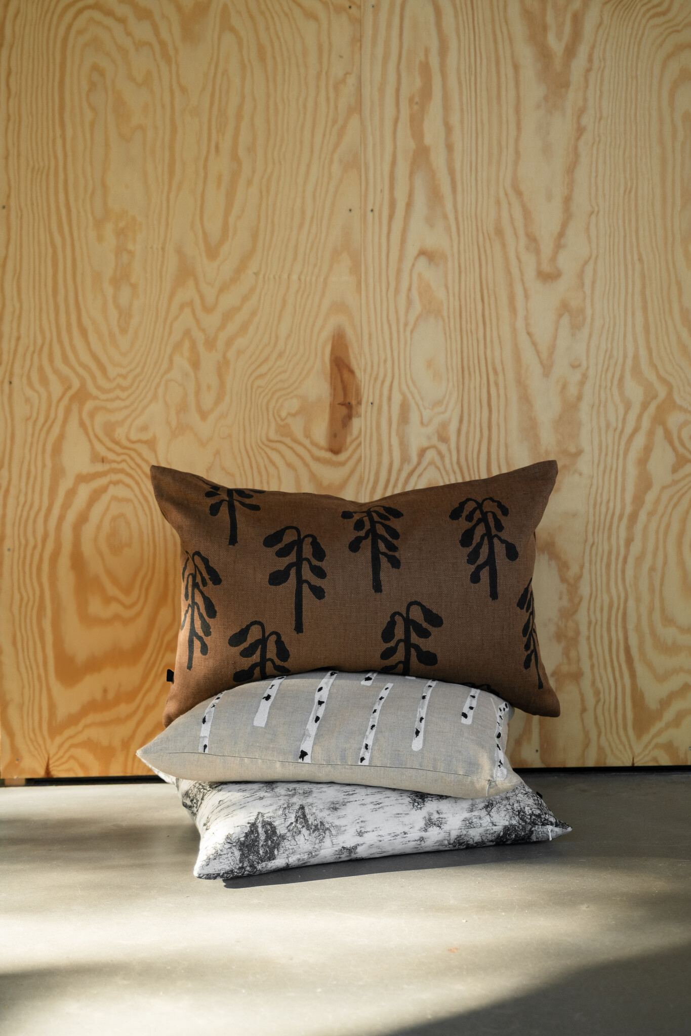 Fine Little Day cushioncover 'Weeping Birch' - linen / cotton