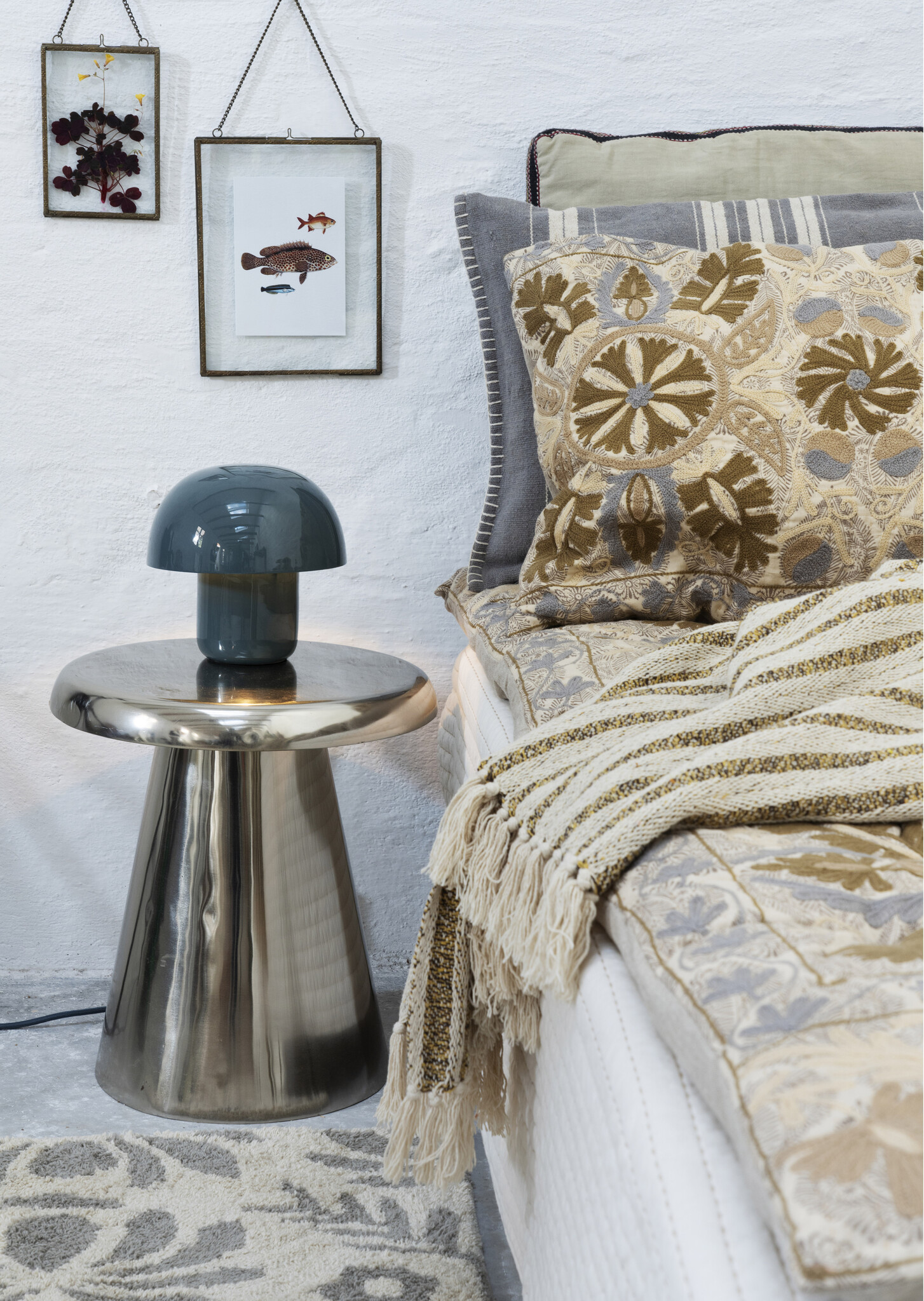 Madam Stoltz plaid 'Lines' - recycled katoen