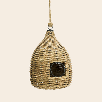 Madam Stoltz bird house 'Robin' - seagrass