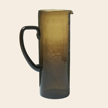 Jakobsdal pitcher 'Pure' brown - glass