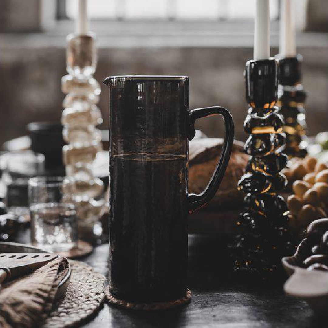 Jakobsdal pitcher 'Pure' brown - glass