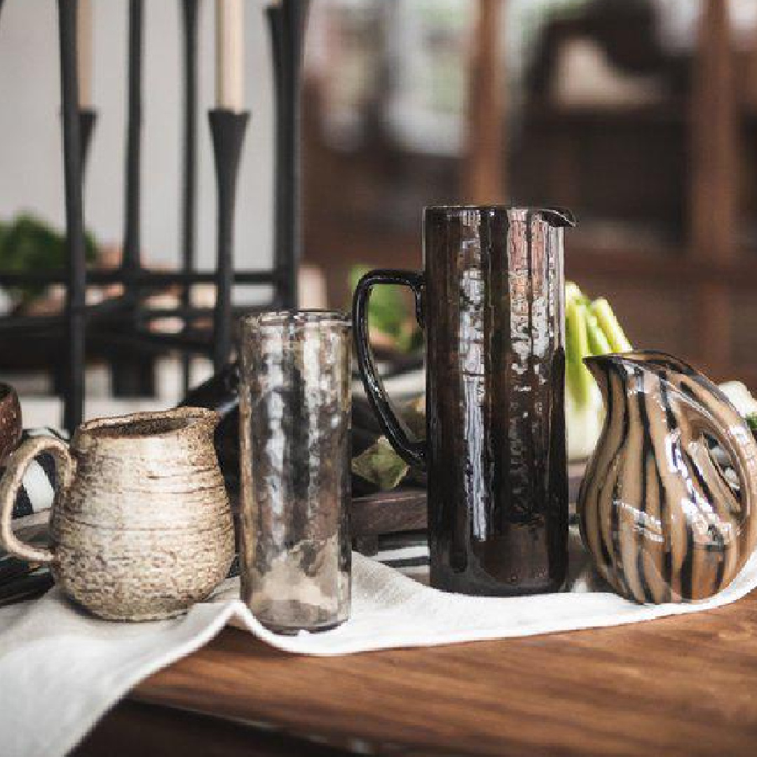 Jakobsdal pitcher 'Pure' S brown - glass