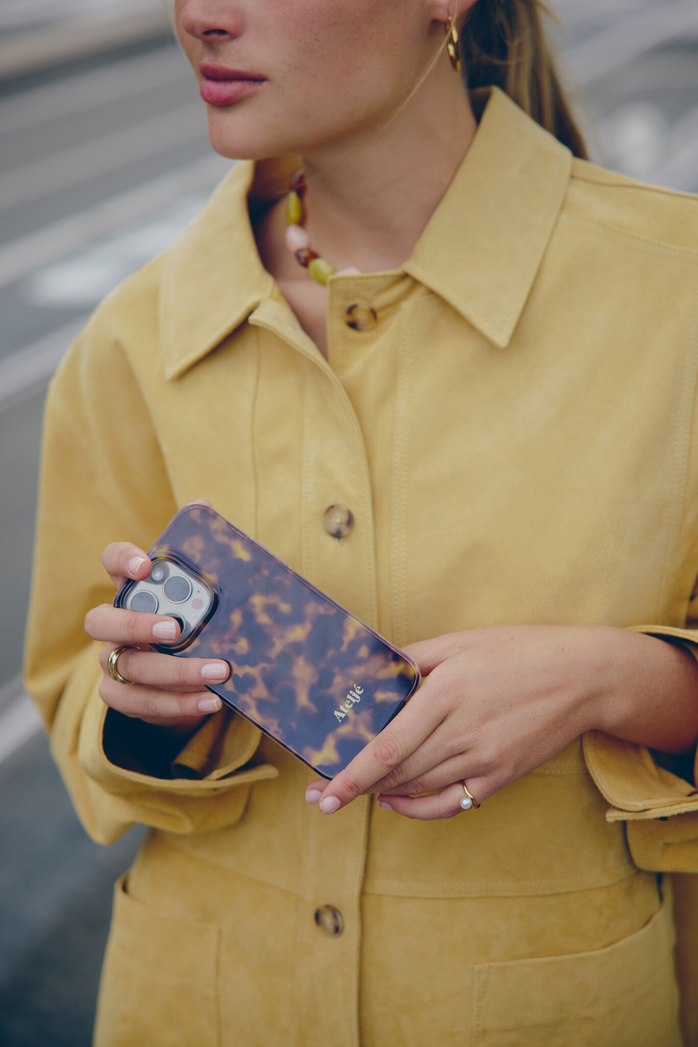 Ateljé iphone hoes - tortoise