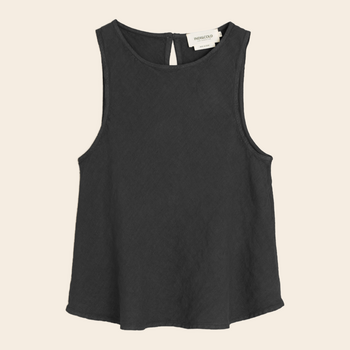 Indi & Cold top linen - carbon