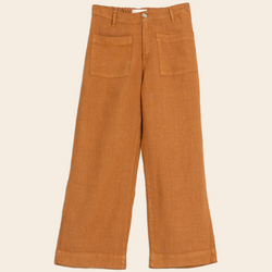 Indi & Cold broek 'Flowy' linnen - rust