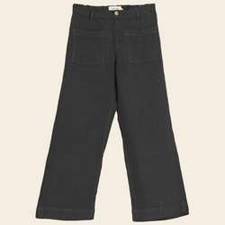 Indi & Cold broek 'Flowy' linnen - carbon
