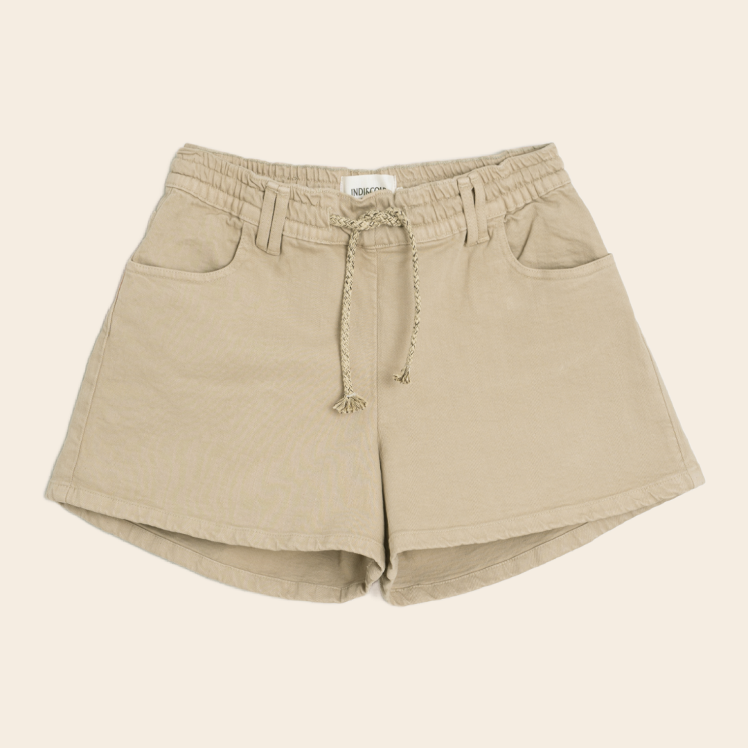 Indi & Cold short drawstring - sand