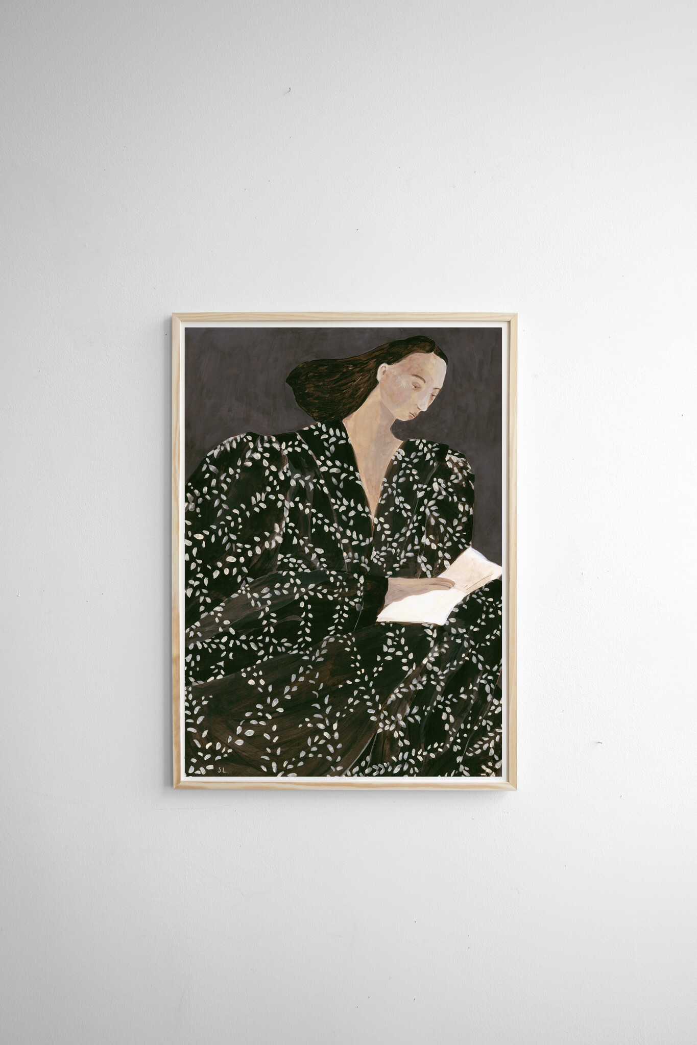 Fine Little Day poster 'Reading' - Sofia Lind