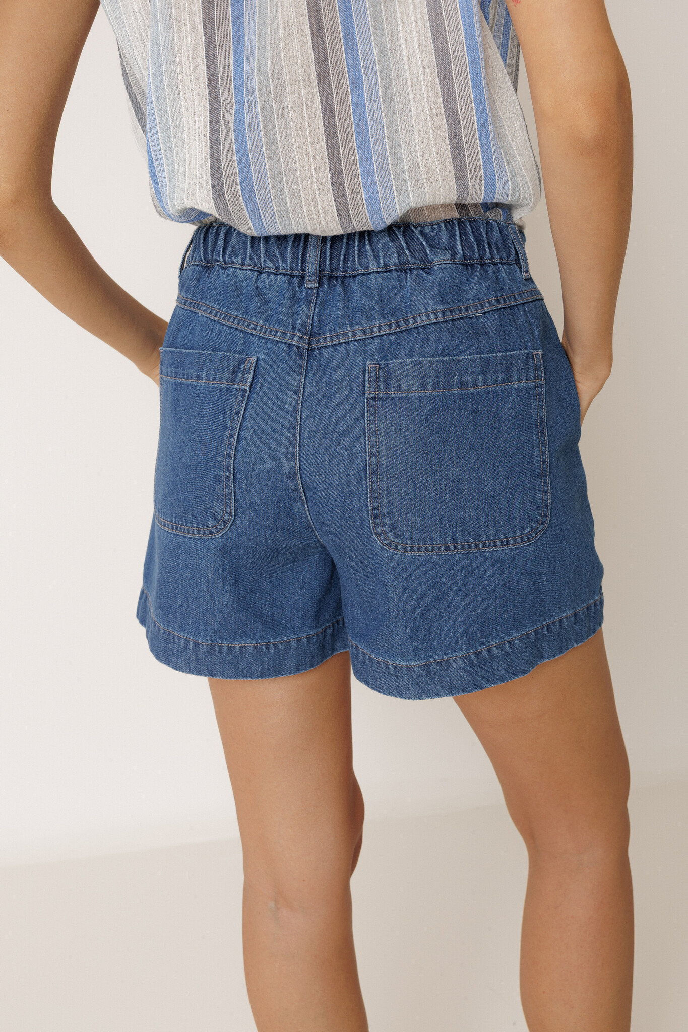 Indi & Cold short katoen / linnen