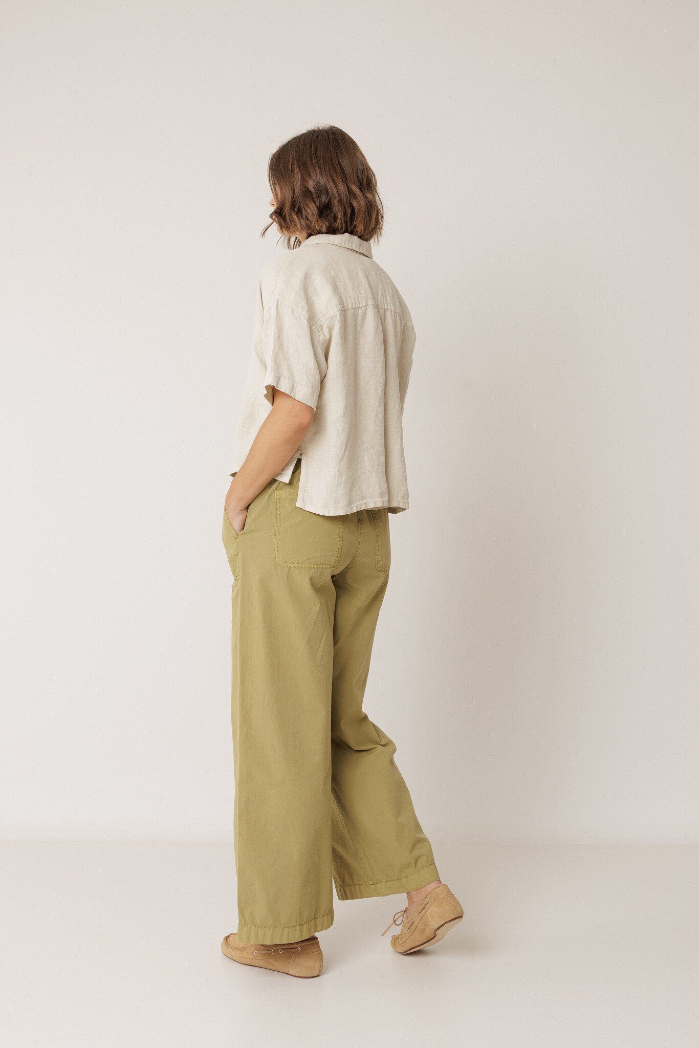 Indi & Cold blouse linnen - stone