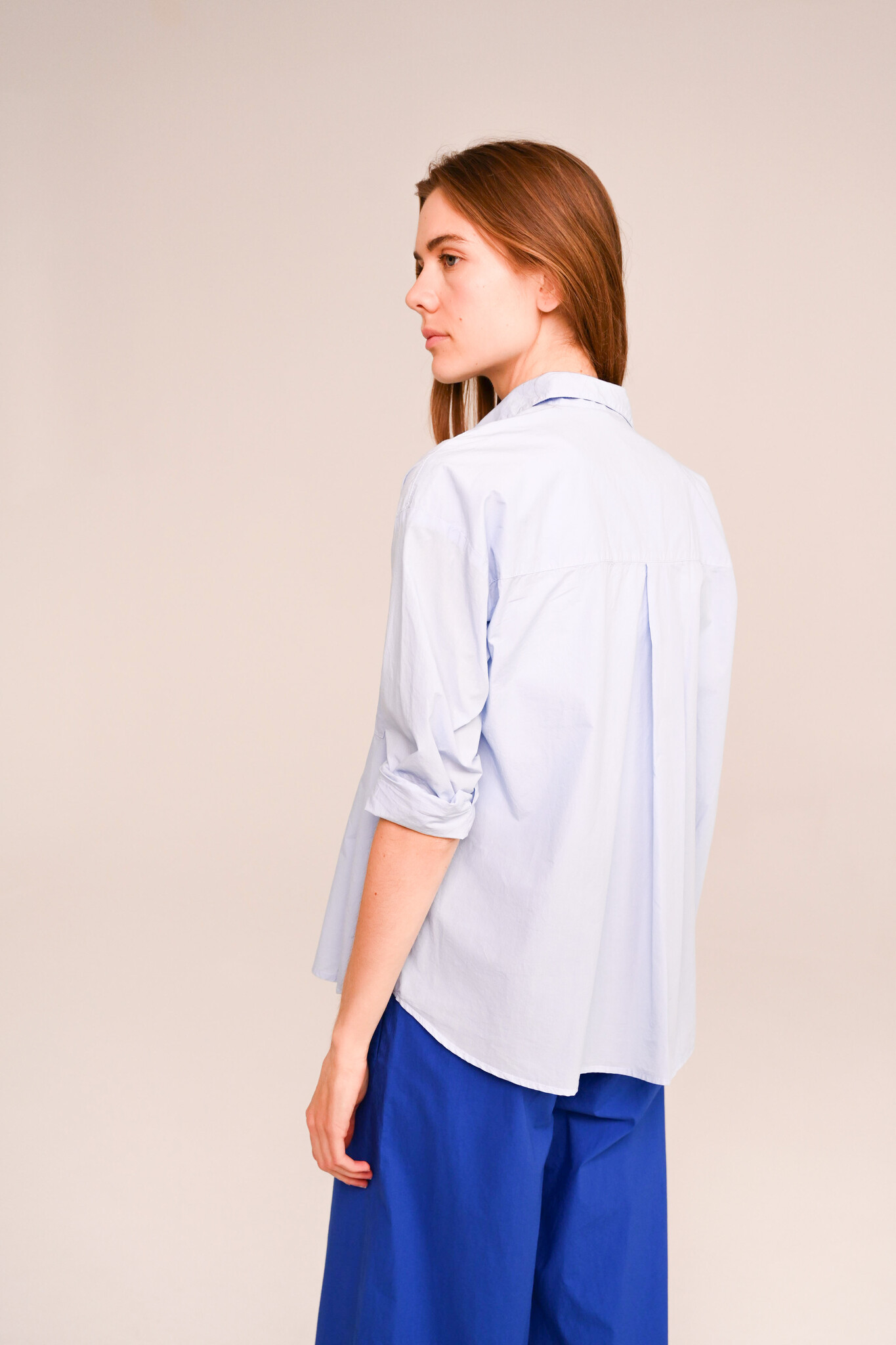 SacreCoeur shirt 'Caroline' poplin- blue