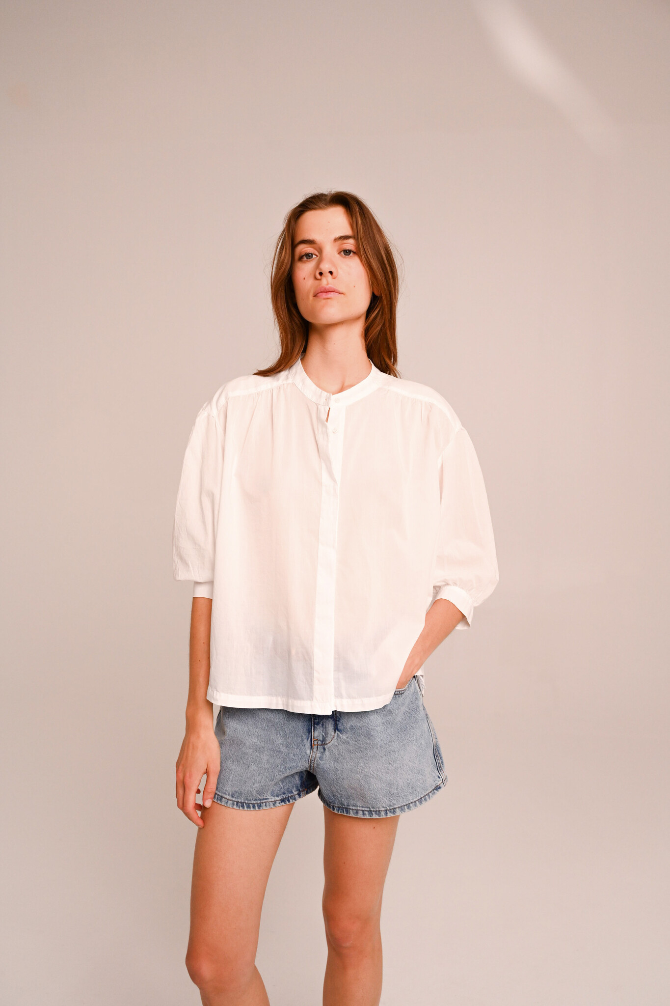 SacreCoeur blouse 'Carla' katoen - wit