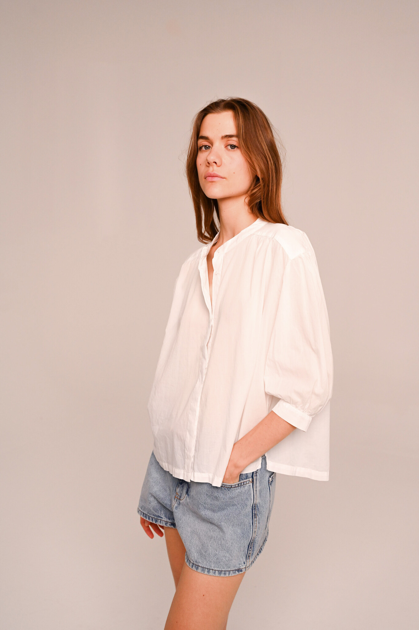 SacreCoeur blouse 'Carla' katoen - wit