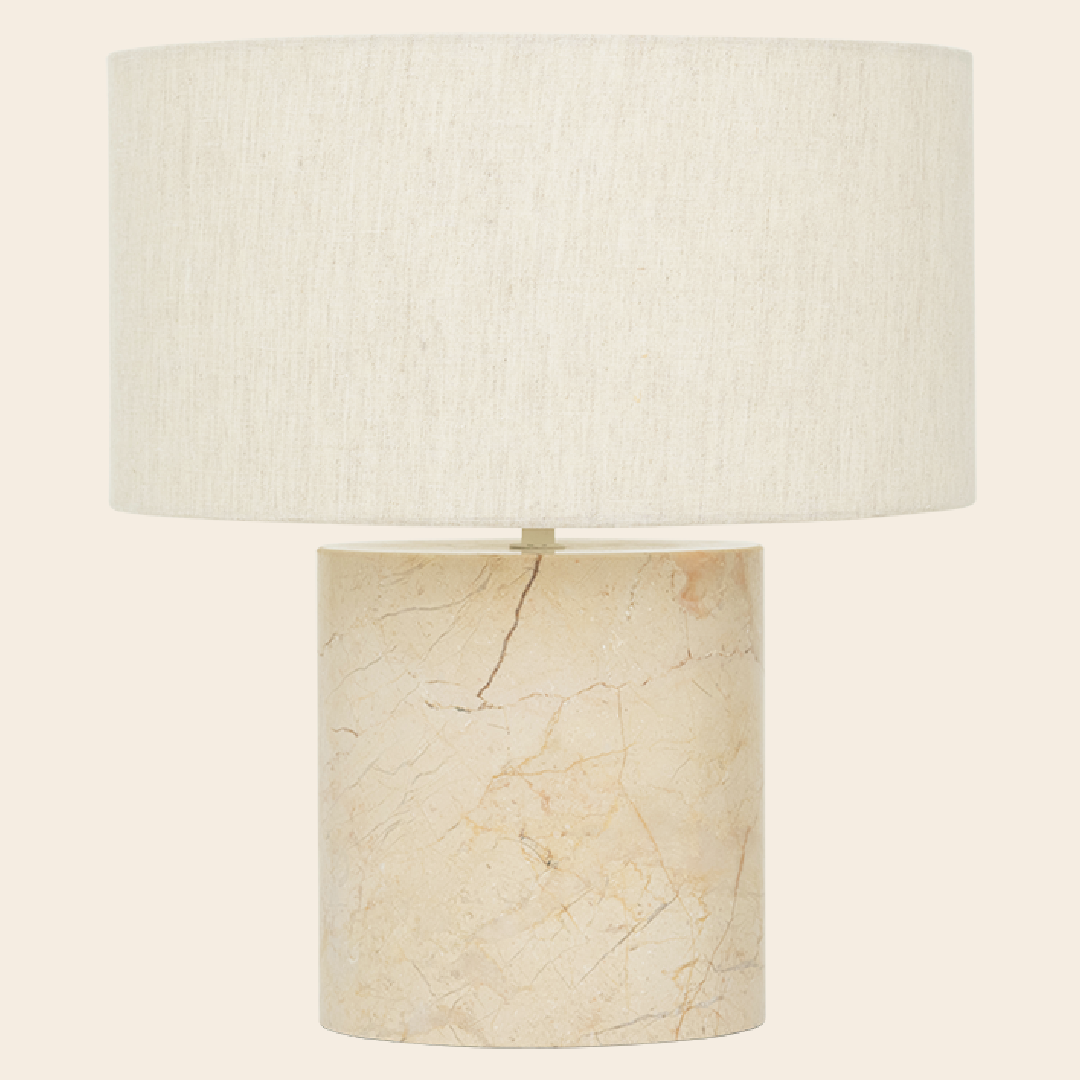 Urban Nature Culture table lamp 'Tyra' travertin