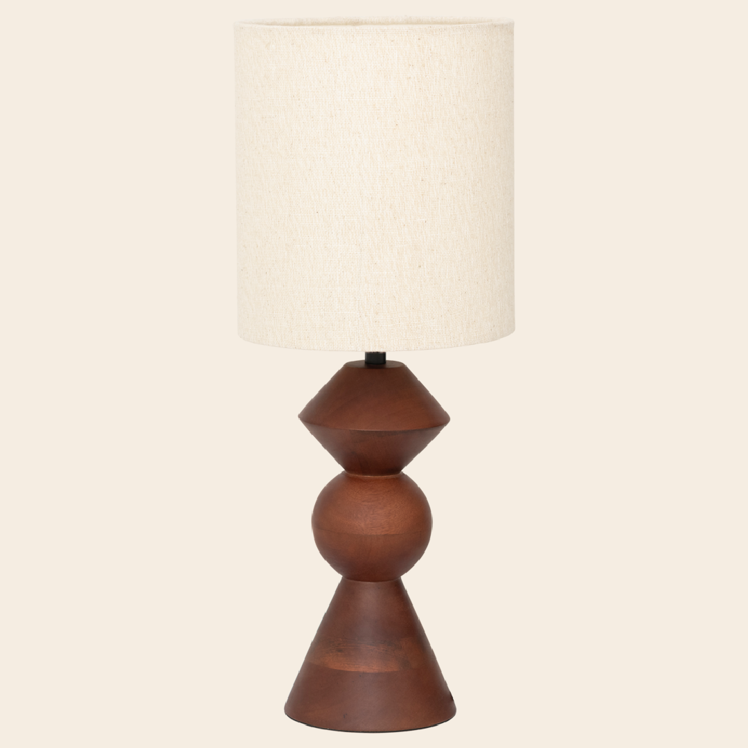 Urban Nature Culture table lamp 'Tre'  - mango wood